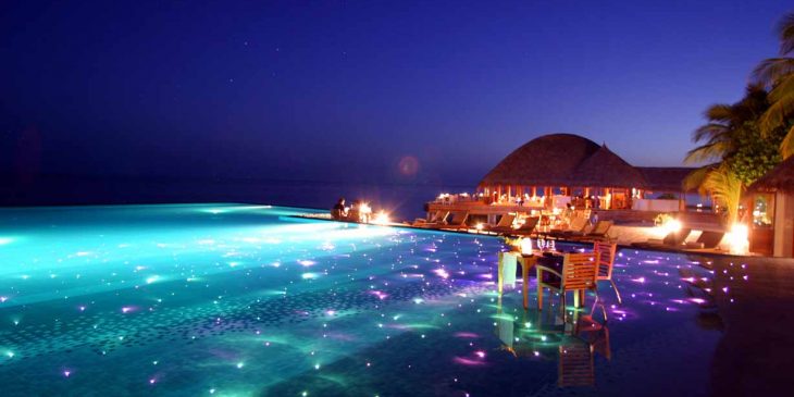 Infinity Pool at Night